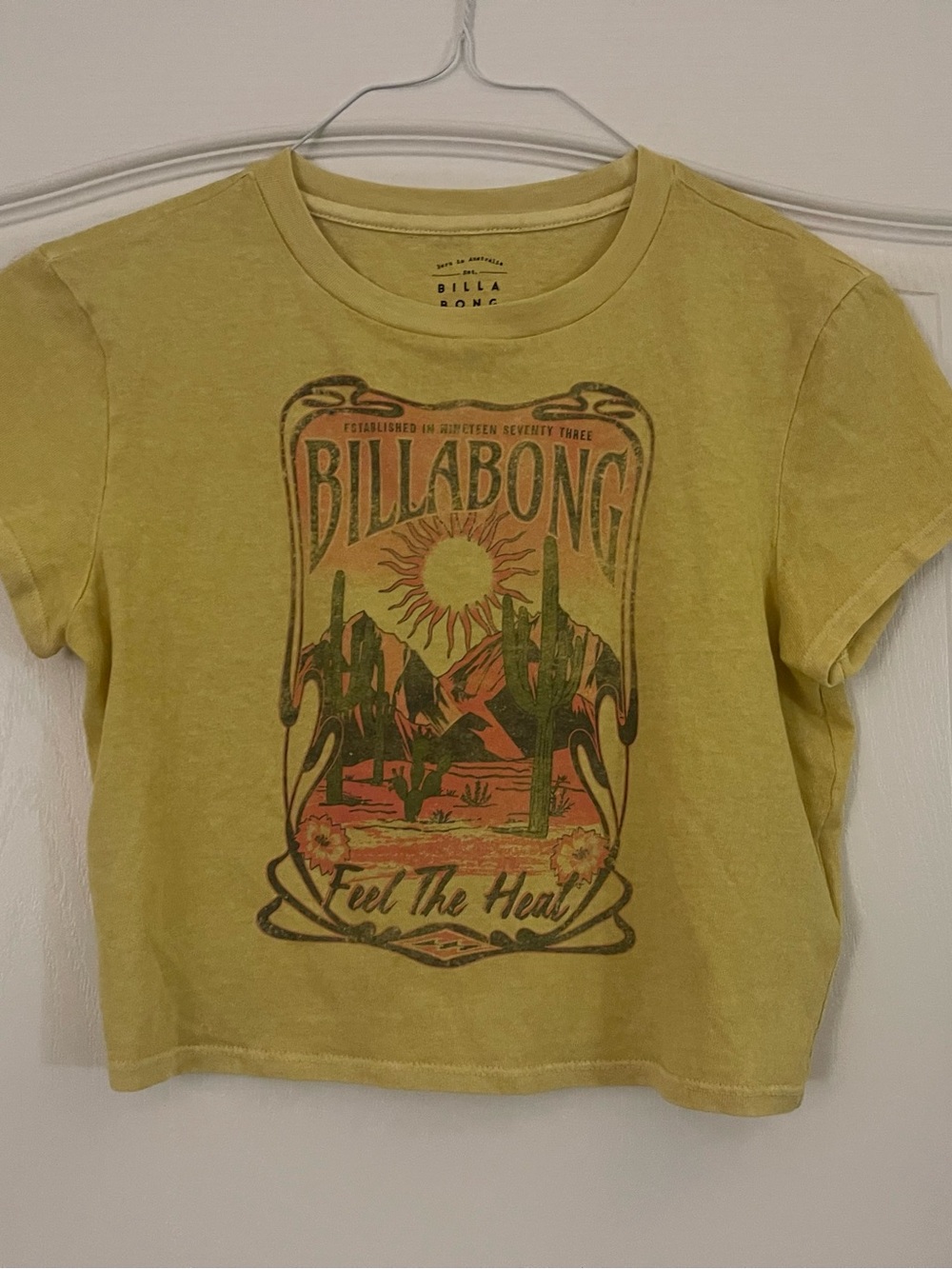 Billabong Yellow Graphic Desert Tee
